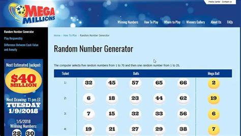 random number generator for mega millions|Advanced random number generator for MegaMillions.